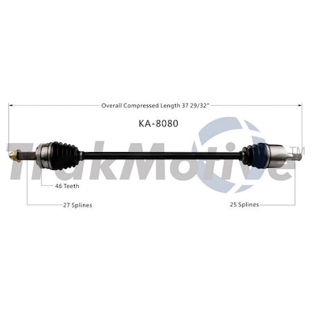 Surtrack Axle Cv Axle Shaft, Ka-8080 KA-8080